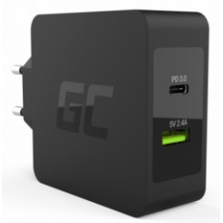 Green Cell CHAR10 USB-C Черный