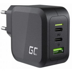 Green Cell GC PowerGaN 65 W USB-C PD laadija sülearvutite, MacBooki, tahvelarvutite ja nutitelefonide jaoks