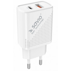 Charger Savio Wall USB charger Quick Charge Power Delivery 3.0 18W