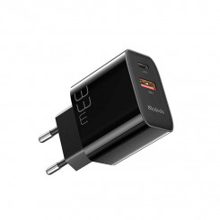 Mcdodo CH-0922 USB + USB-C seinalaadija, 33 W + USB-C kaabel (must)