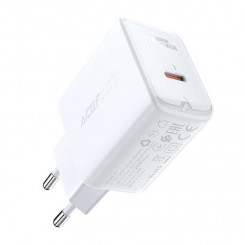 Acefast A1 PD20W wall charger, 1x USB-C (white)
