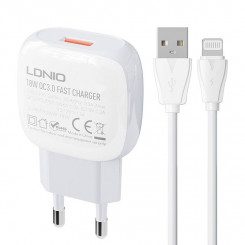LDNIO A1306Q 18W wall charger + Lightning cable