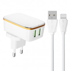 LDNIO A2204 2USB wall charger + Lightning cable