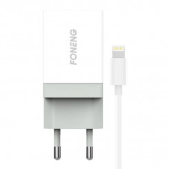 Foneng K210 wall charger, 1xUSB + USB Lightning cable