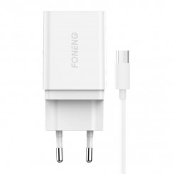 Foneng K300 wall charger, 1x USB + Micro USB cable