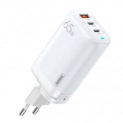 Зарядное устройство Remax, RP-U55, 2x USB-C, USB, 65 Вт (белый)