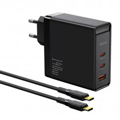 GaN 140W võrgulaadija Mcdodo CH-2913 2x USB-C, USB-A (must)