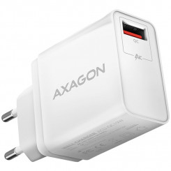 Настенное зарядное устройство Axagon <240 В / 1 порт QC3.0/AFC/FCP. Общая мощность 19 Вт.