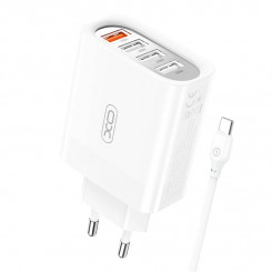 Зарядное устройство XO L110 с кабелем USB-C, 18 Вт (белое)