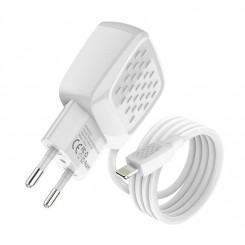 Foneng EU25 2x USB 2.4A wall charger (white)