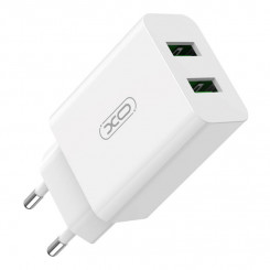 Зарядное устройство XO L119 2x USB-A, 18 Вт (белое)