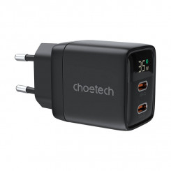 Зарядное устройство GAN3 USB-C+C PD35W Choetech PD6051 (черное)