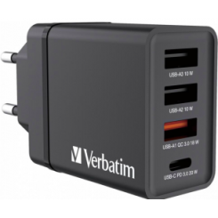 Зарядное устройство Verbatim Wall Charger 30W Black