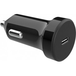 Bigben Connected BASECAC18WUSBCPDB mobile device charger Smartphone Black Cigar lighter Auto