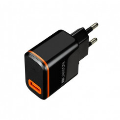 Canyon CNE-CHA042BO mobile device charger Universal Black, Orange AC Auto