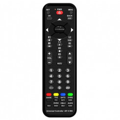 Vivanco UR 12 BN remote control CD / MD, DVD / Blu-ray, SAT, TV, TV set-top box, VCR Press buttons