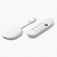 Google Chromecast с Google TV — AV-плеер 4K UHD (2160p), 60 кадров в секунду, HDR, снег, ВИЛКА ЕС
