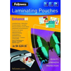 Laminator Pouch Adhesive Back / A4 80 100Pcs 5302202 Fellowes