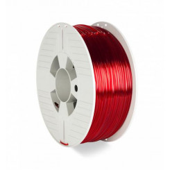 Verbatim 55062 3D printimismaterjal polüetüleentereftalaatglükool (PETG) punane, läbipaistev 1 kg