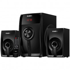 SVEN MS-307 20W+2x10W; LED display; USB / SD-card support; FM radio; Remote control; Mute / ST-BY modes; Bluetooth