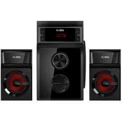 Kõlarid SVEN MS-302, must (40W, FM, USB / SD, ekraan, RC)