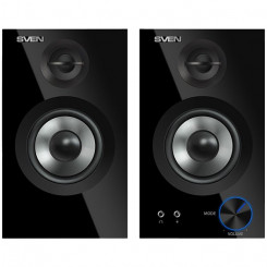 SVEN SPS-621 2x14W, Headphone / Mic front jacks;Timbre control; Volume front control; Bluetooth