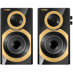 Speakers SVEN SPS-619 GOLD, black (20W)