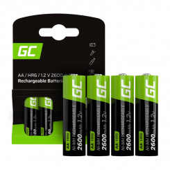 Green Cell Batteries Rechargeable batteries 4x AA R6 2600mAh