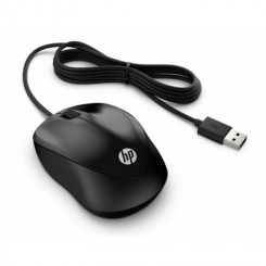 Проводная USB-мышь HP 1000 — черная