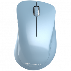 CANYON MW-11, 2.4 GHz Wireless mouse,with 3 buttons, DPI 1200, Battery:AAA*2pcs,Blue67*109*38mm 0.063kg
