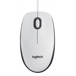 Мышь Logitech M100, USB Type-A, белая