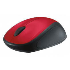 Logitech Wireless Mouse M235, RF Wireless, Red