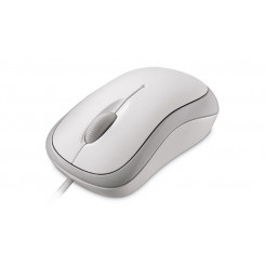 Microsoft Basic optiline hiir, USB, 800 dpi, valge