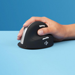 R-Go Tools R-Go HE Mouse, эргономичная мышь, большая (размер руки выше 185 мм), для правой руки, беспроводная