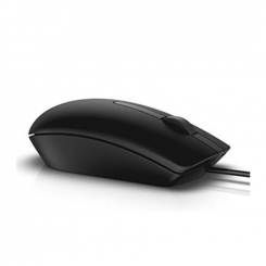Оптическая мышь Dell Optical Mouse MS116 Проводная оптическая мышь, черная