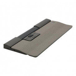 Contour Design SliderMouse Pro Wireless with Regular wrist rest in fabric Light Grey