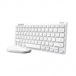 Keyboard +Mouse Wrl Lyra / White 25073 Trust