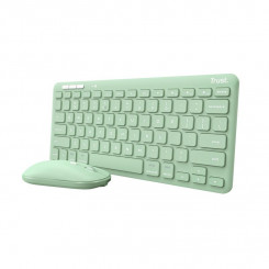 Keyboard +Mouse Wrl Lyra / Green 24942 Trust
