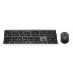 Keyboard +Mouse Wrl Eng / Slim Kbs-Eclipse-M500 Gembird
