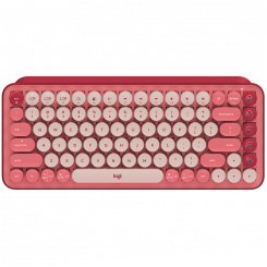 LOGITECH POP-klahvid Bluetoothi mehaaniline klaviatuur – HEARTBREAKER ROSE – ENG