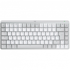 LOGITECH MX Mehhaaniline Mini MAC-i Bluetoothi valgustatud klaviatuuri jaoks – kahvatuhall – US INT'L – TACTILE