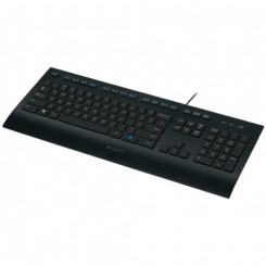 LOGITECH K280e Corded Keyboard - BLACK - USB - NORDIC - B2B