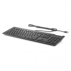 HP õhuke USB-juhtmega klaviatuur – kiipkaart – must – EST