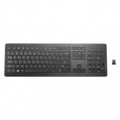 HP Premium anodeeritud alumiiniumist juhtmeta klaviatuur – must – US EST