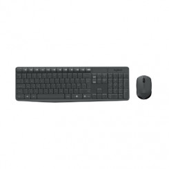 Беспроводная клавиатура и мышь Logitech, серый, MK235 (920-007905)