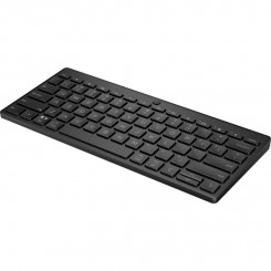 HP 350 kompaktne juhtmevaba Bluetooth-klaviatuur – mitme seadmega – must – US EST