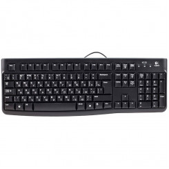 LOGITECH K120 Corded Keyboard - BLACK - USB - UK