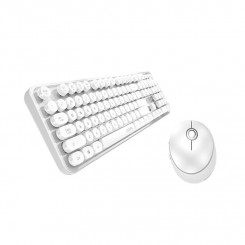 Комплект беспроводной клавиатуры и мыши MOFII Sweet 2.4G (белый)