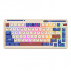Механическая клавиатура Royal Kludge KZZI K75 pro RGB, Moment Switch (ретро синий)