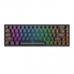 Mehaaniline klaviatuur Royal Kludge RK837 RGB, pruun lüliti (must)